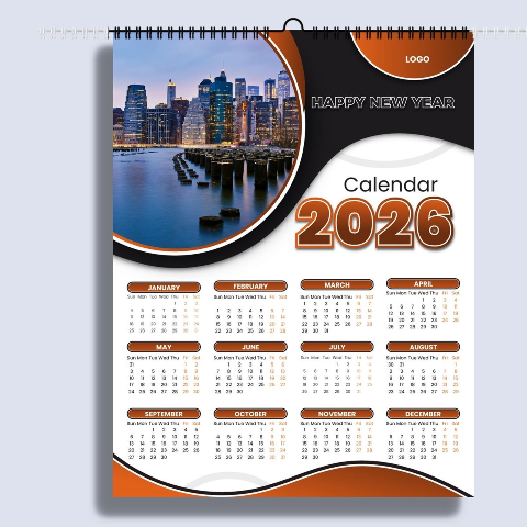 A3 wall calendar